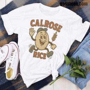 Calrose Rice T-Shirt – Retro Cartoon Food Graphic for Foodies
