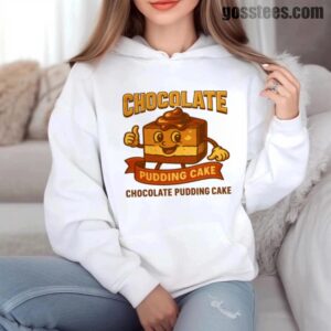 Chocolate Pudding Cake Hoodie – Cozy Retro Dessert Graphic Unisex