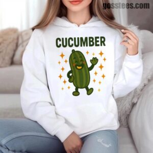 Cucumber Hoodie – Funny Veggie Graphic for Plant-Based Fans Unisex