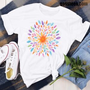 Floral Mandala T-Shirt – Boho Psychedelic Flower Graphic Unisex