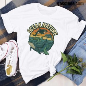 Ocean Nature T-Shirt – Retro Marine Animal Tee for Ocean Lovers