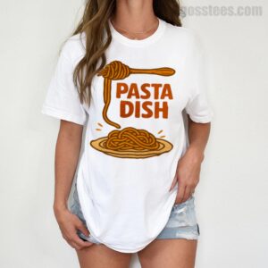 Pasta Dish T-Shirt – Retro Italian Food Tee for Foodies & Chefs