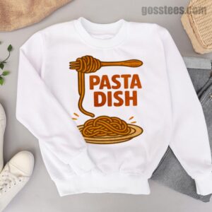 Pasta Dish Sweatshirt – Retro Spaghetti Crewneck for Food Fans
