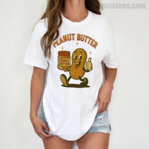 Peanut Butter T-Shirt – Funny Retro Foodie Tee for Nut Lovers