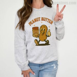 Peanut Butter Sweatshirt – Retro Crewneck for Nutty Snack Fans